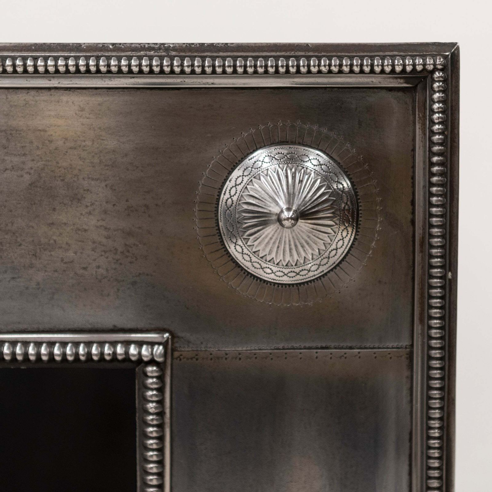 Antique Georgian Polished Steel Register Grate | Robert Adam photo vinterior