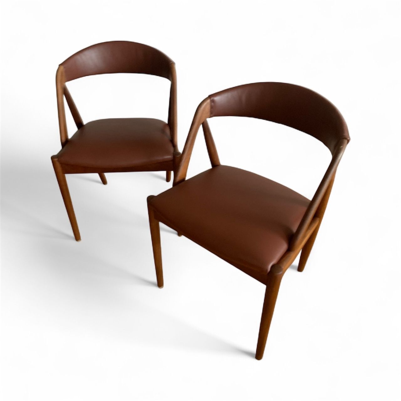 Pair Of Mid Century Chairs By Kai Kristiansen photo vintage