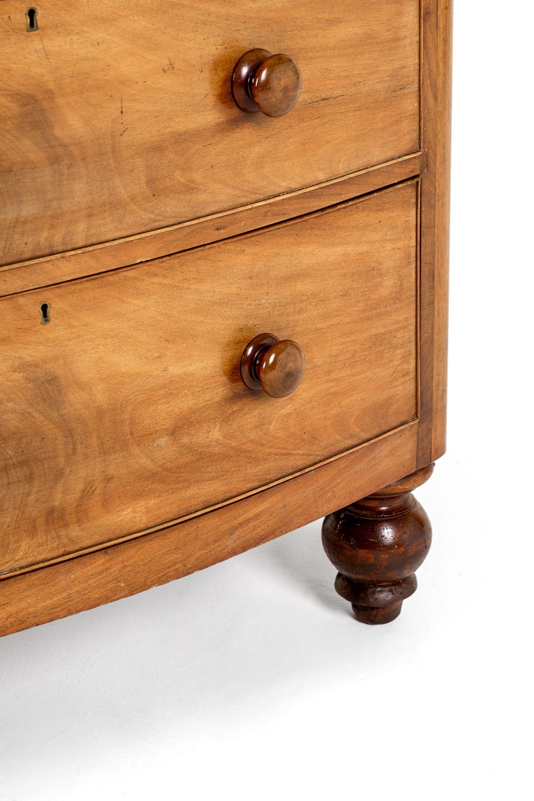 Victorian Bow Fronted Chest Of Drawers photo buy