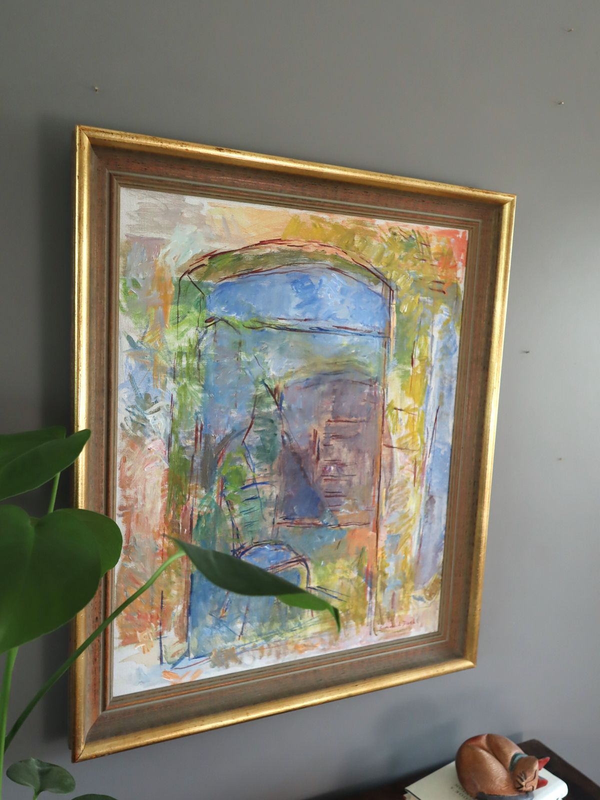 Chair By The Archway Oil Painting photo Art