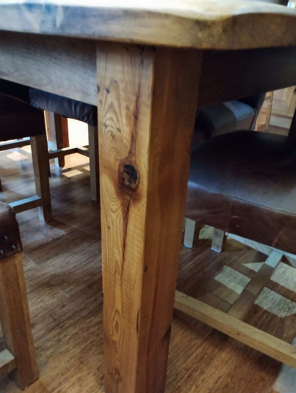 Farmhouse Style Dining Table, 21st Century photo for sale