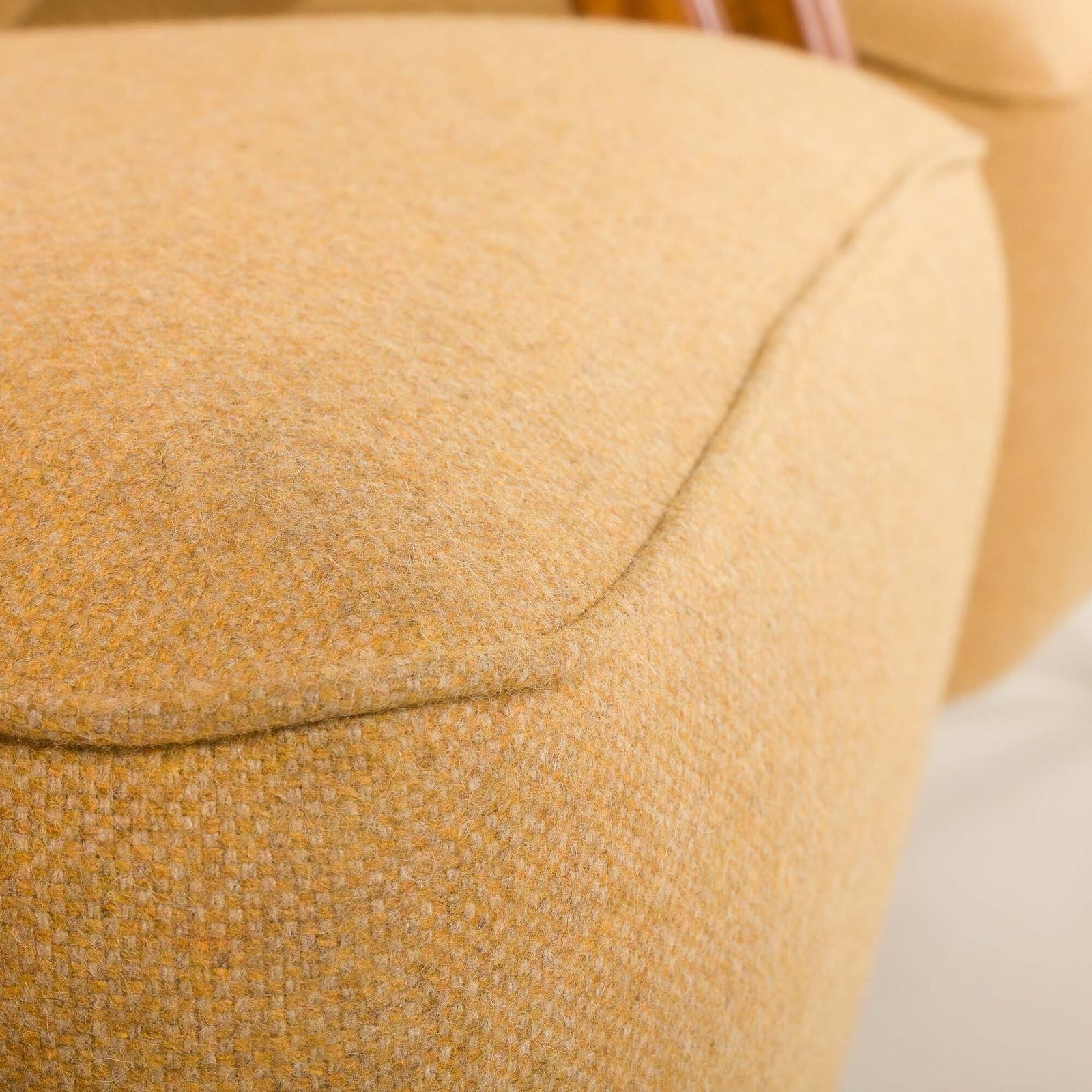 3011.0 Scandinavian Mid Century Lounge Chairs In Teak And Wool, Set Of 2, 1960s photo