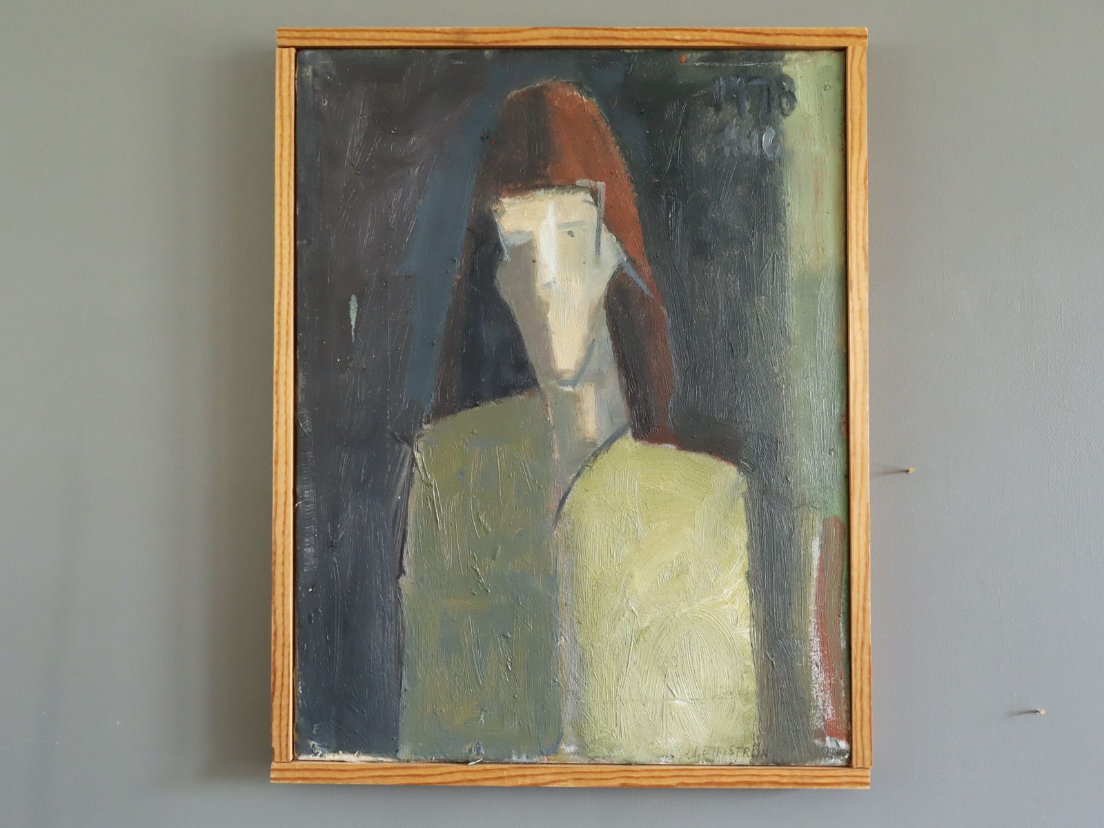 Maris Oil Painting, 1970s, Modernist