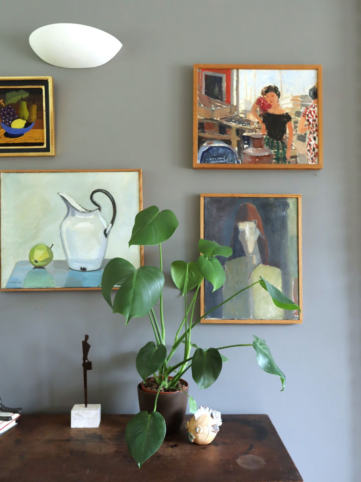 Maris Oil Painting, 1970s, Modernist photo furniture
