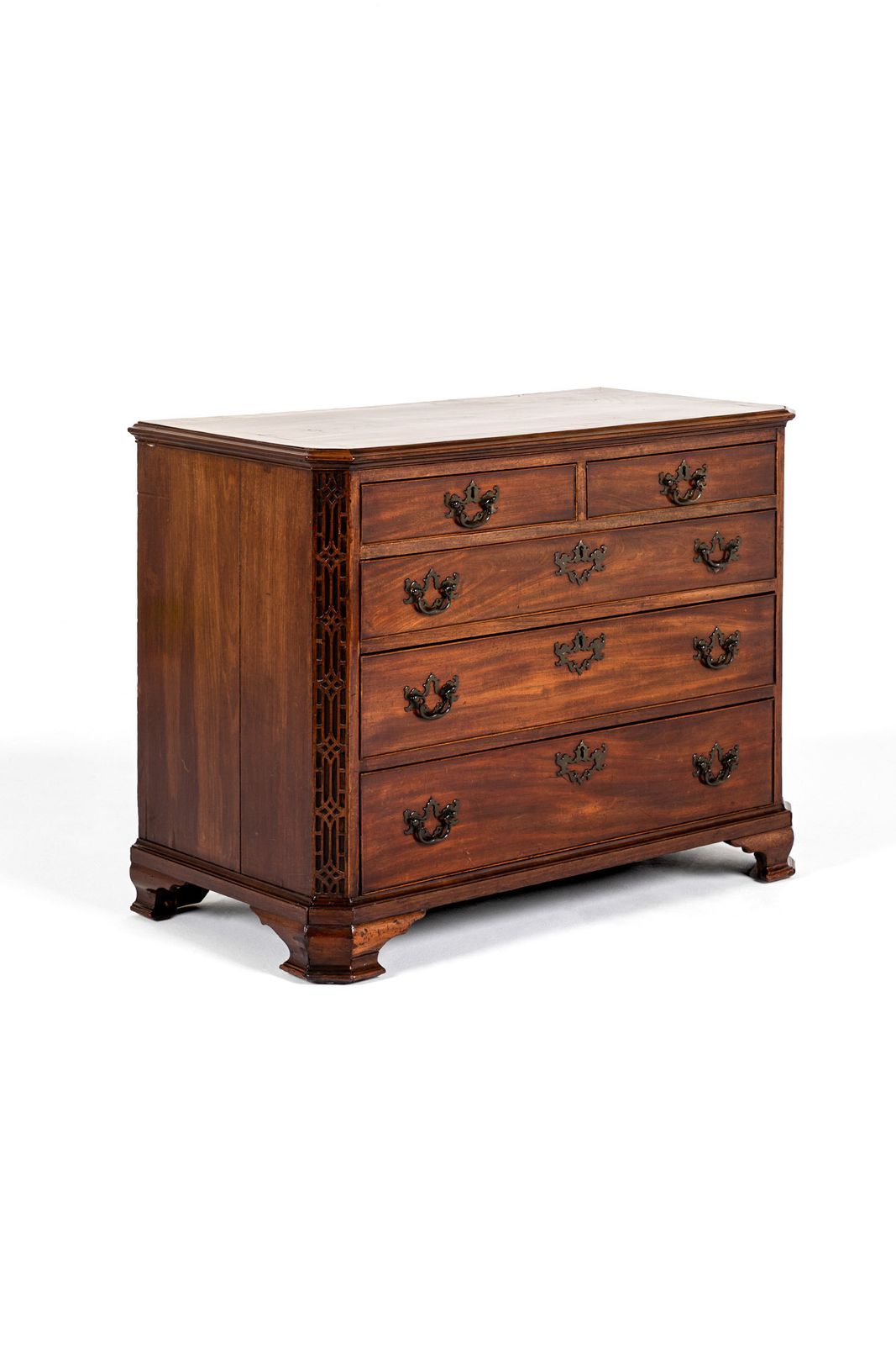 Small George III Mahogany Chest photo for sale