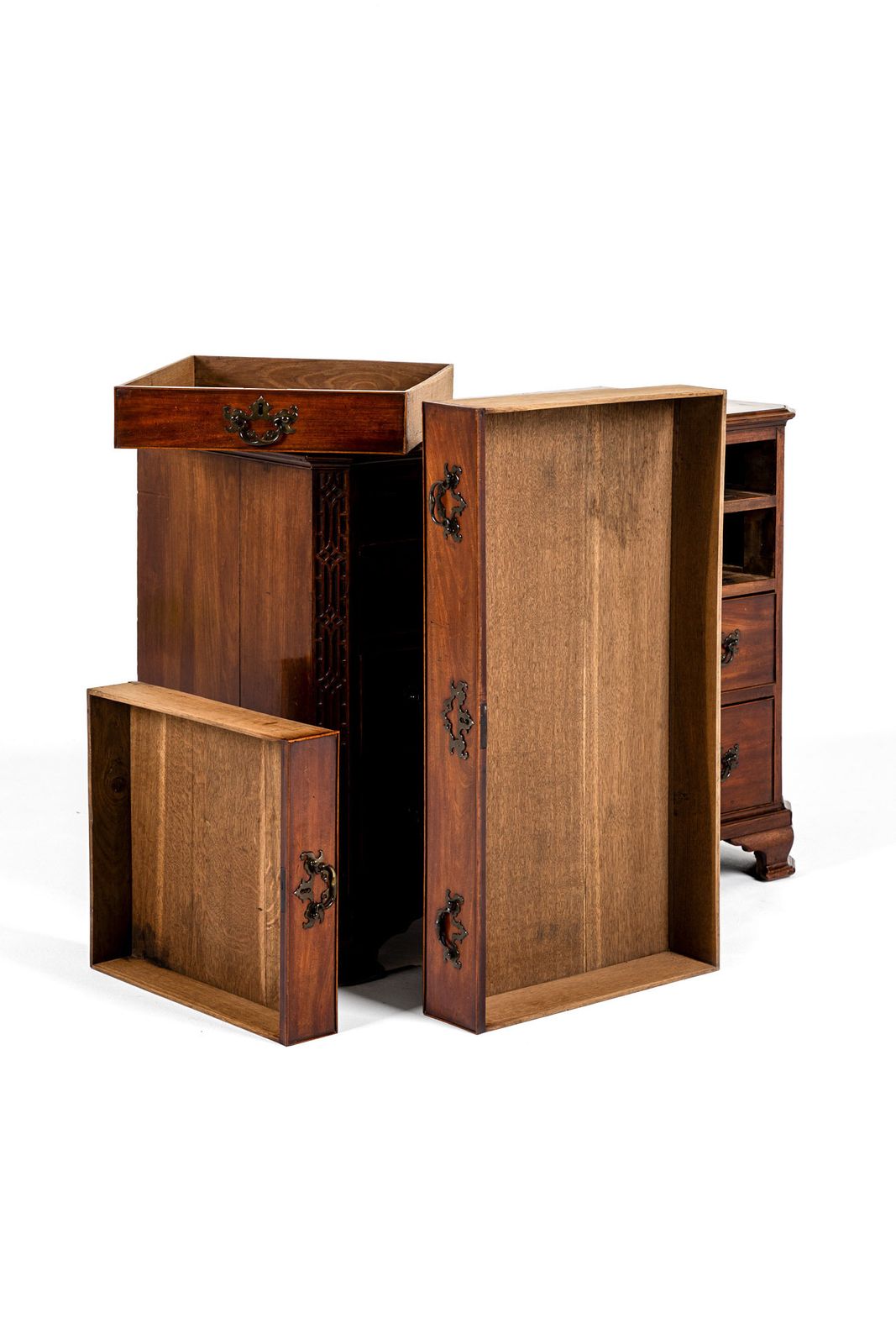 Small George III Mahogany Chest photo Furniture
