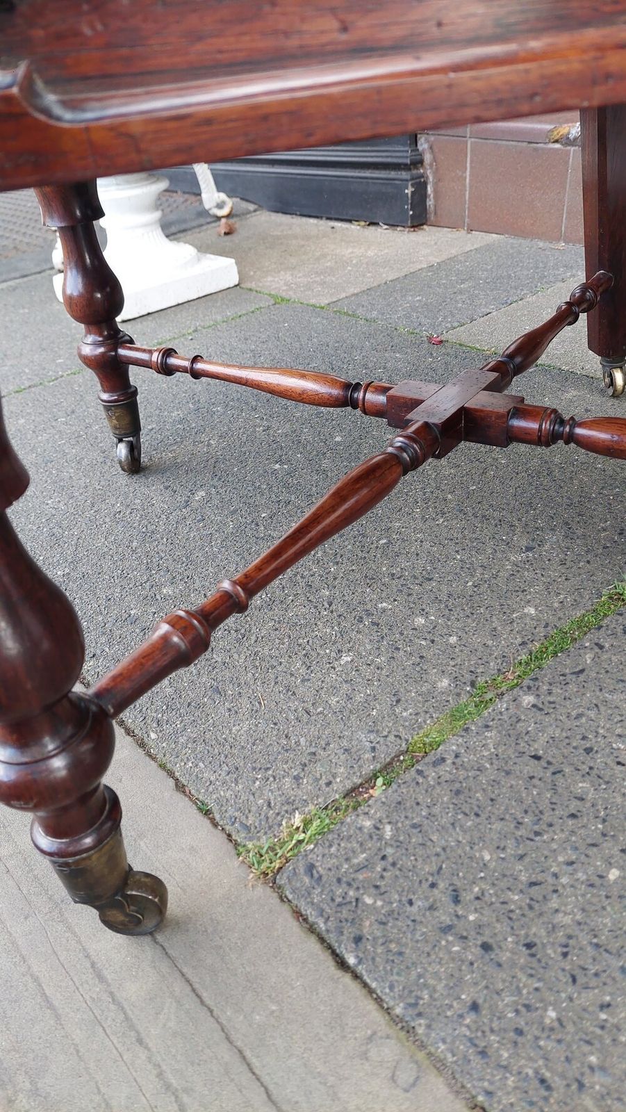 Early Gothic Revival Solid Rosewood Nursing Chair photo furniture
