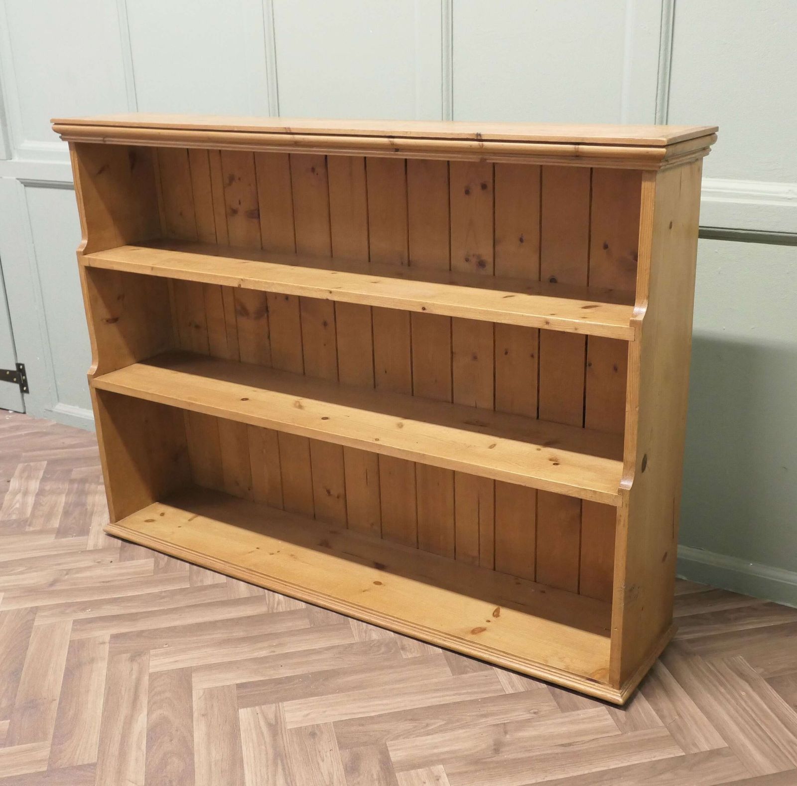 Open Front Pine Book Case Shelves photo vinterior