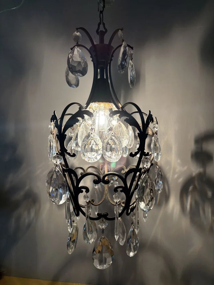 Antique Italian Cage Chandelier photo 1301.0