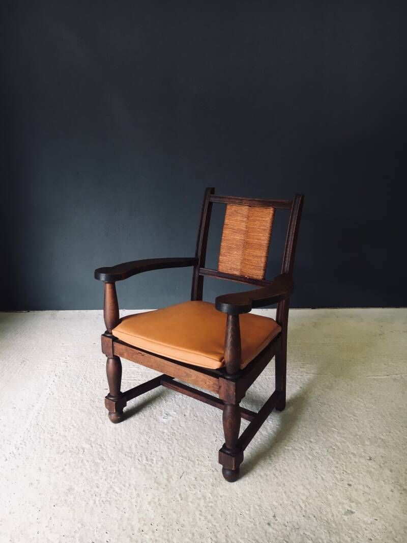 photo vinterior Mid Century Modernist Arm Chair Set By Francis Jourdain, France 1940's