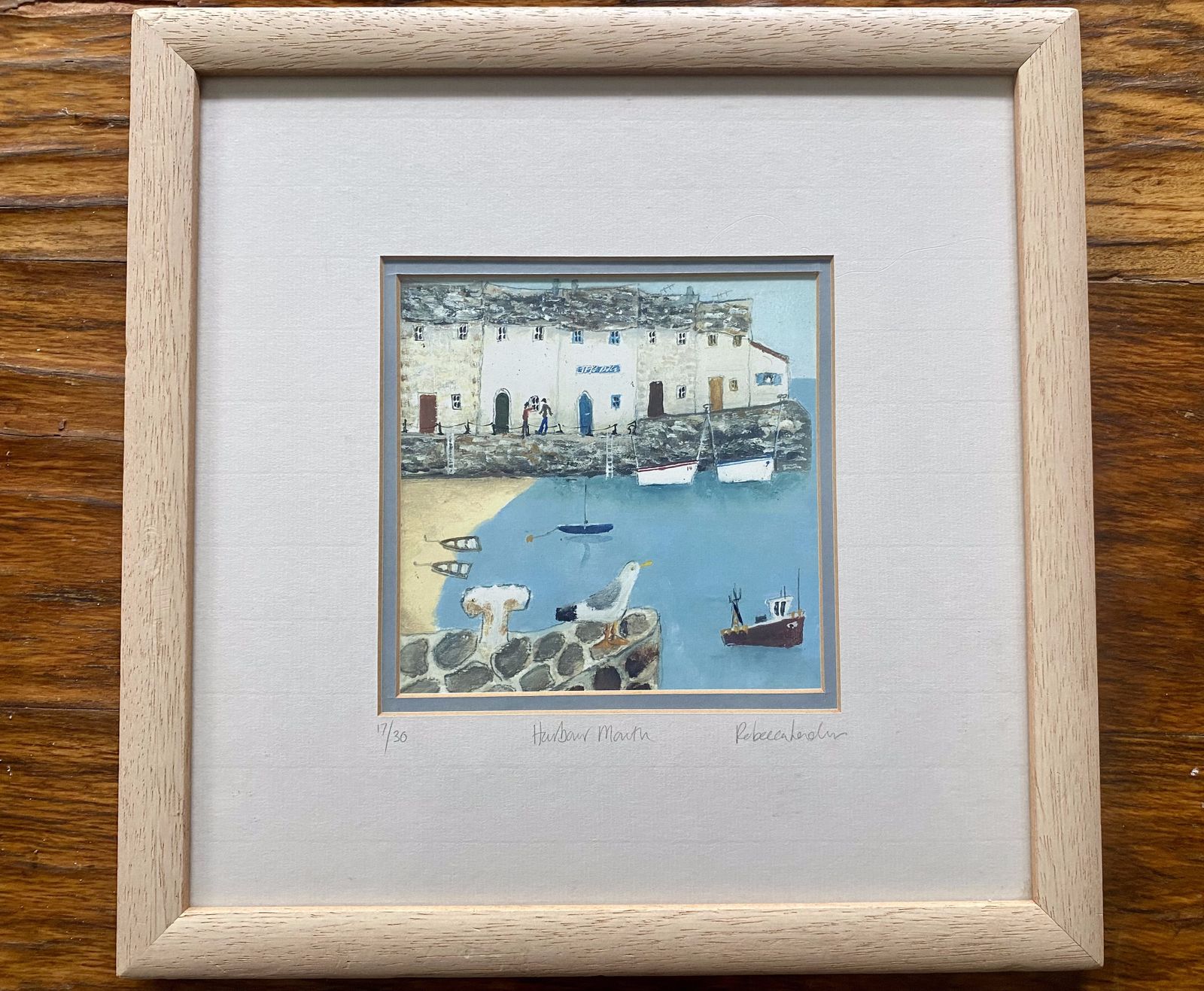 Limited Edition Rebecca Lardner Print 'Harbour Mouth' photo furniture