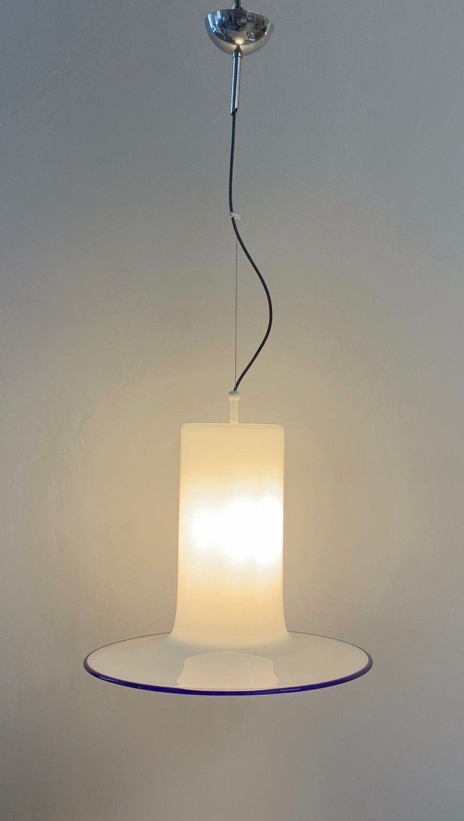 Pair Of Flashy Murano Glass Pendant Chandeliers photo furniture