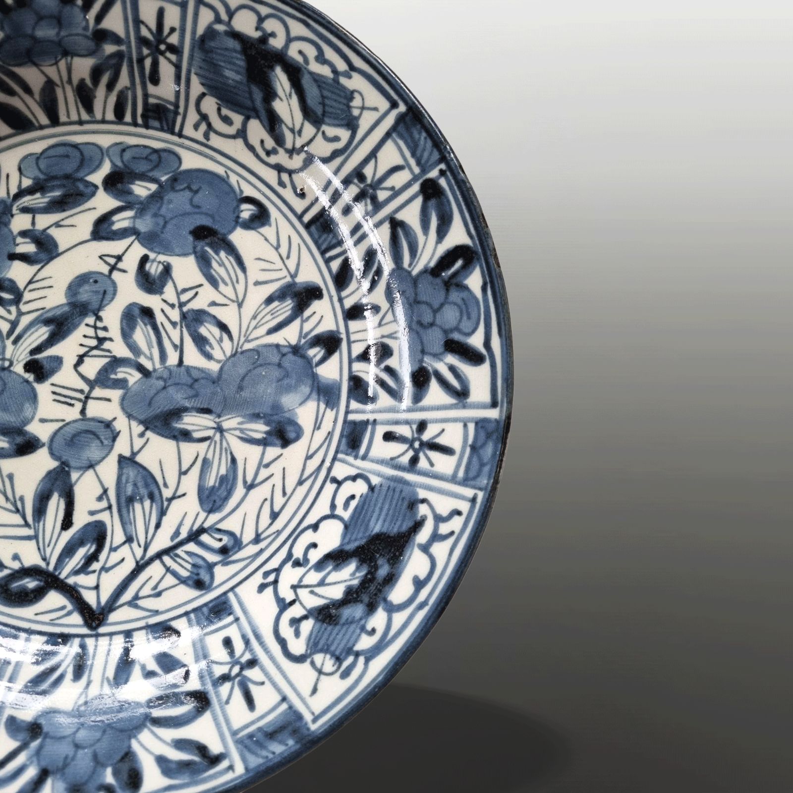 Japanese 17th Century  Early & Rare Kraak Charger C1680 Holzapfel Collection photo furniture