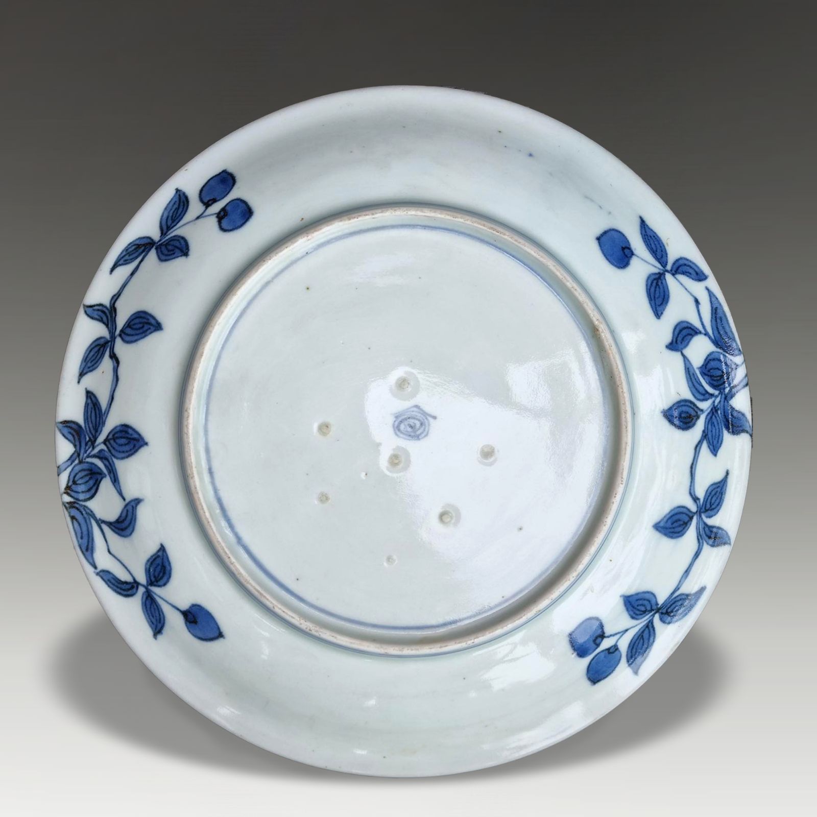 Japanese Kakiemon Early 1700's  Unusual Cobalt Blue/W  Rare And Magnificent 22cm photo buy