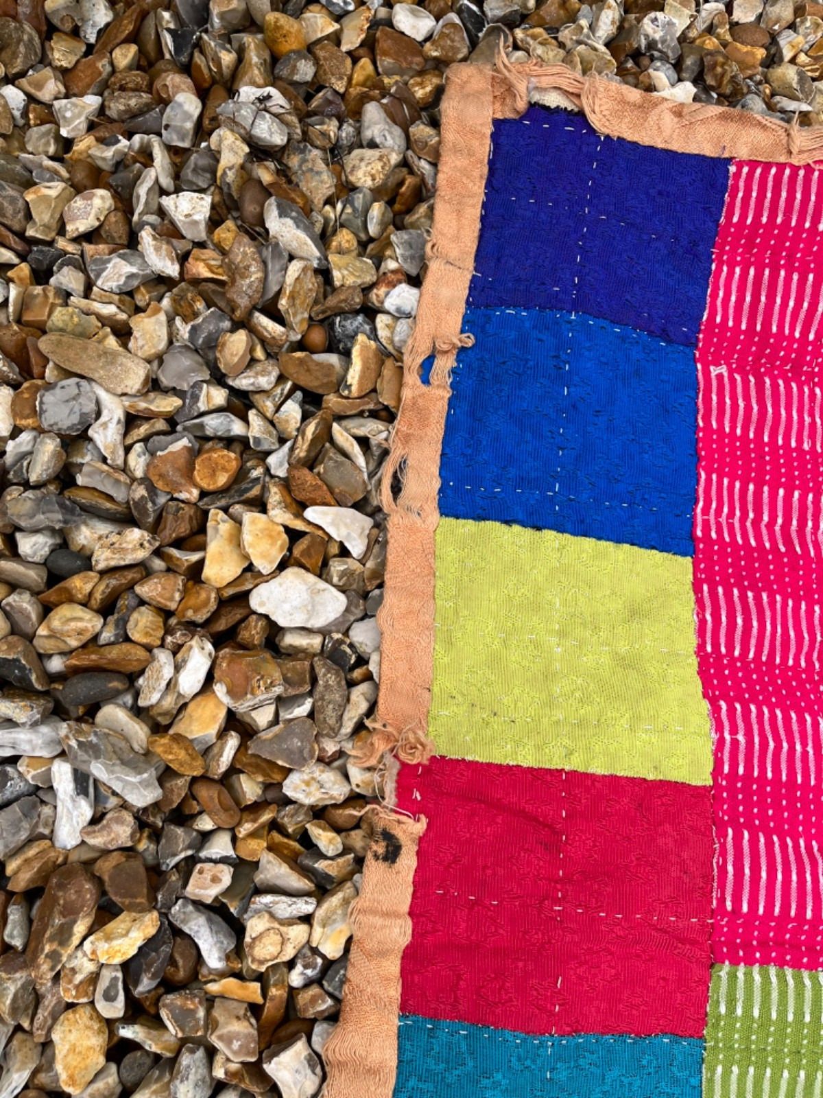 125.0 Vintage Patchwork Quilt Handmade Circa 1950’s Colourful photo