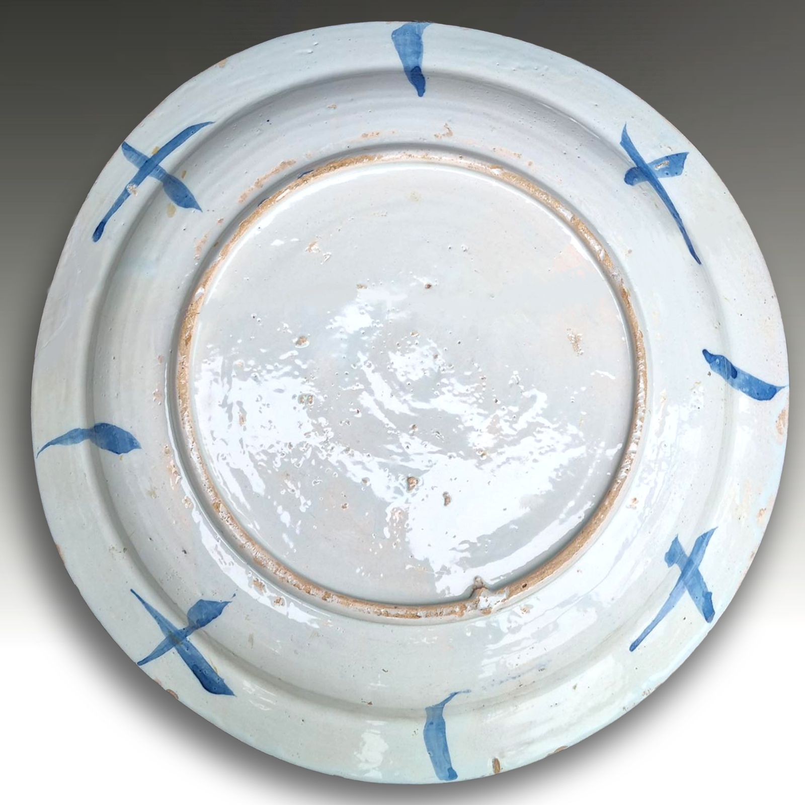 Delft  Early Kraak Charger Late 17th C English? Magnificent Quality 34cm D photo buy
