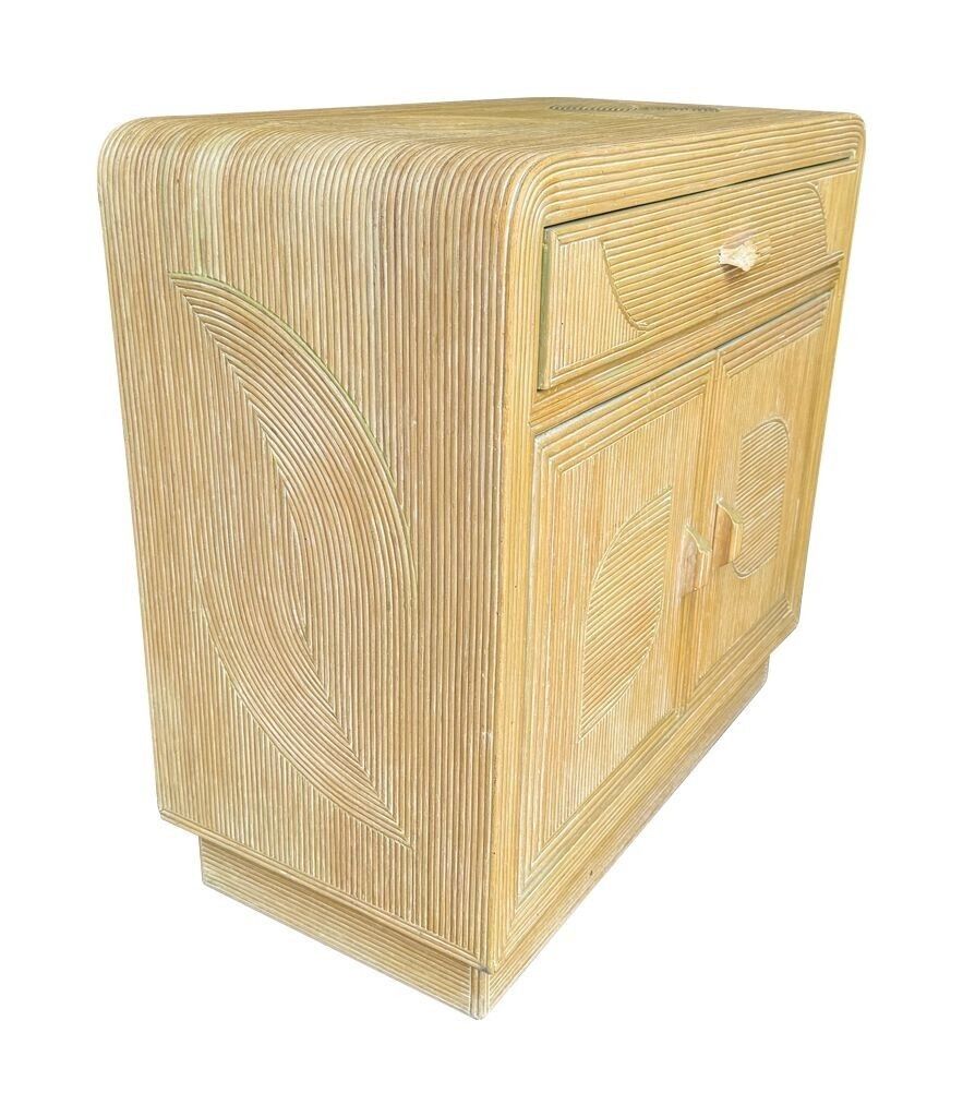photo furniture An Italian 1970s Pencil Reed Bamboo Cabinet By Vivai Del Sud