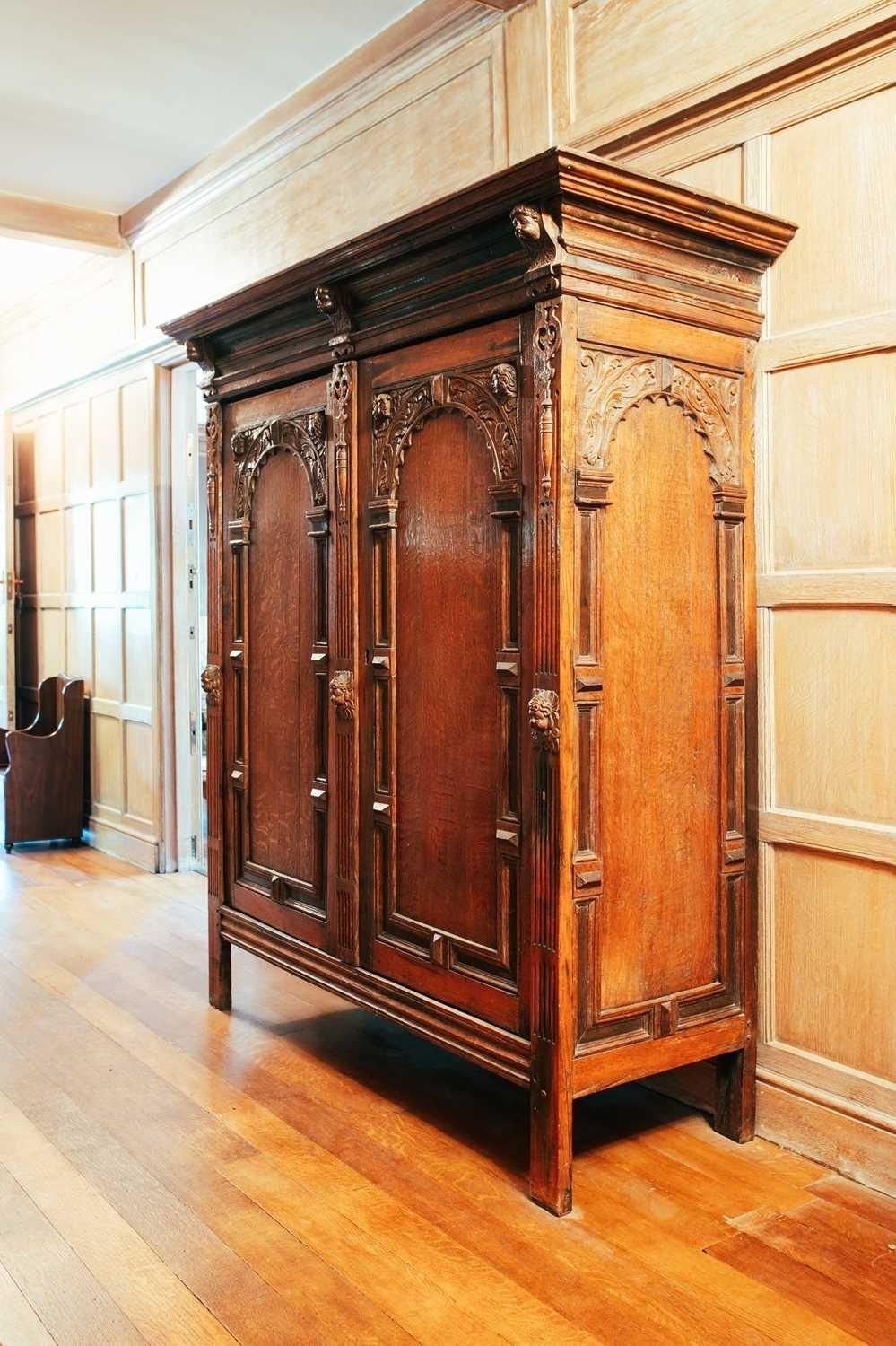 Early 18th Century Oak Dutch Armoire (Kast) photo furniture