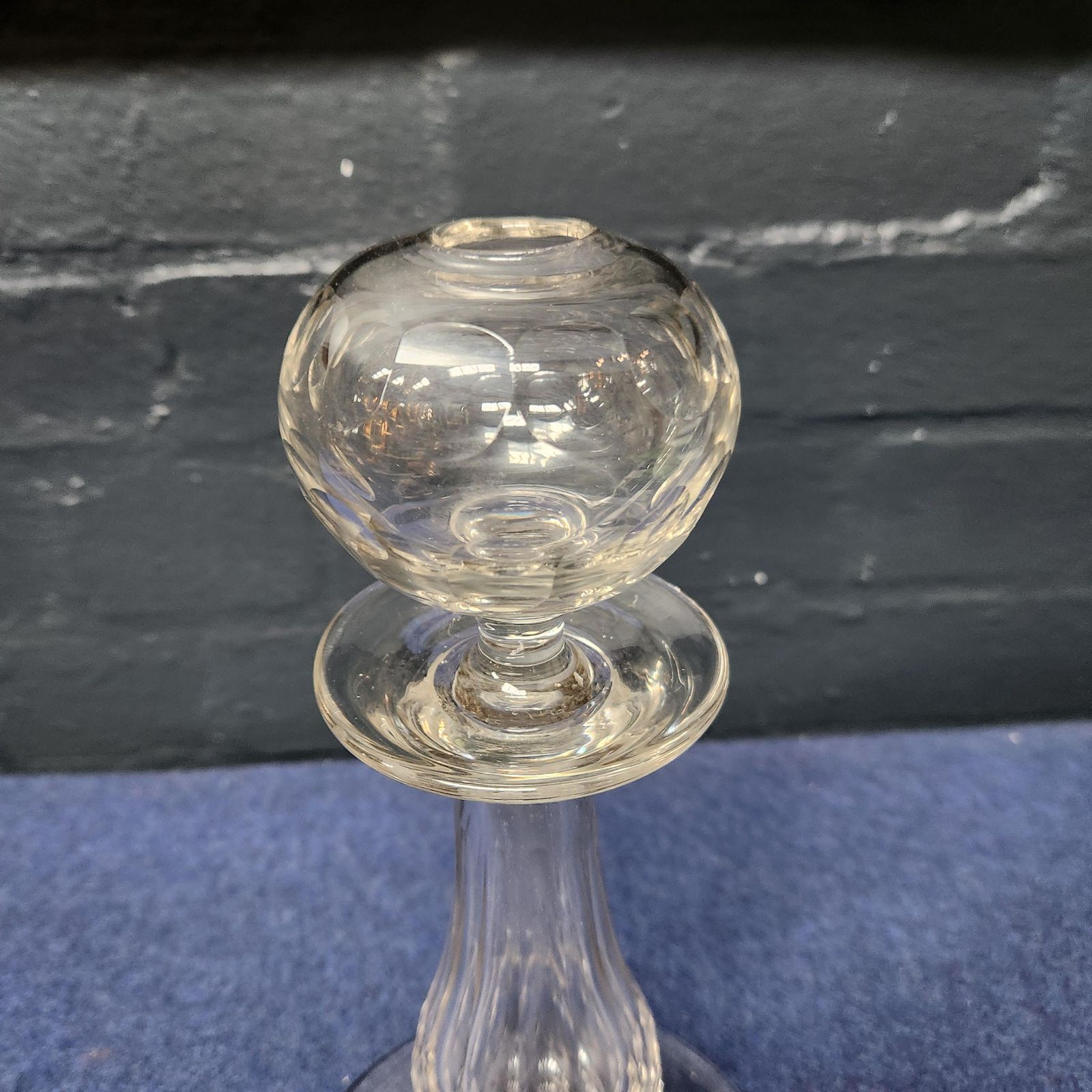 Glass Lacemakers Lamp, French, Circa Late 18th/Early 19th C photo for sale