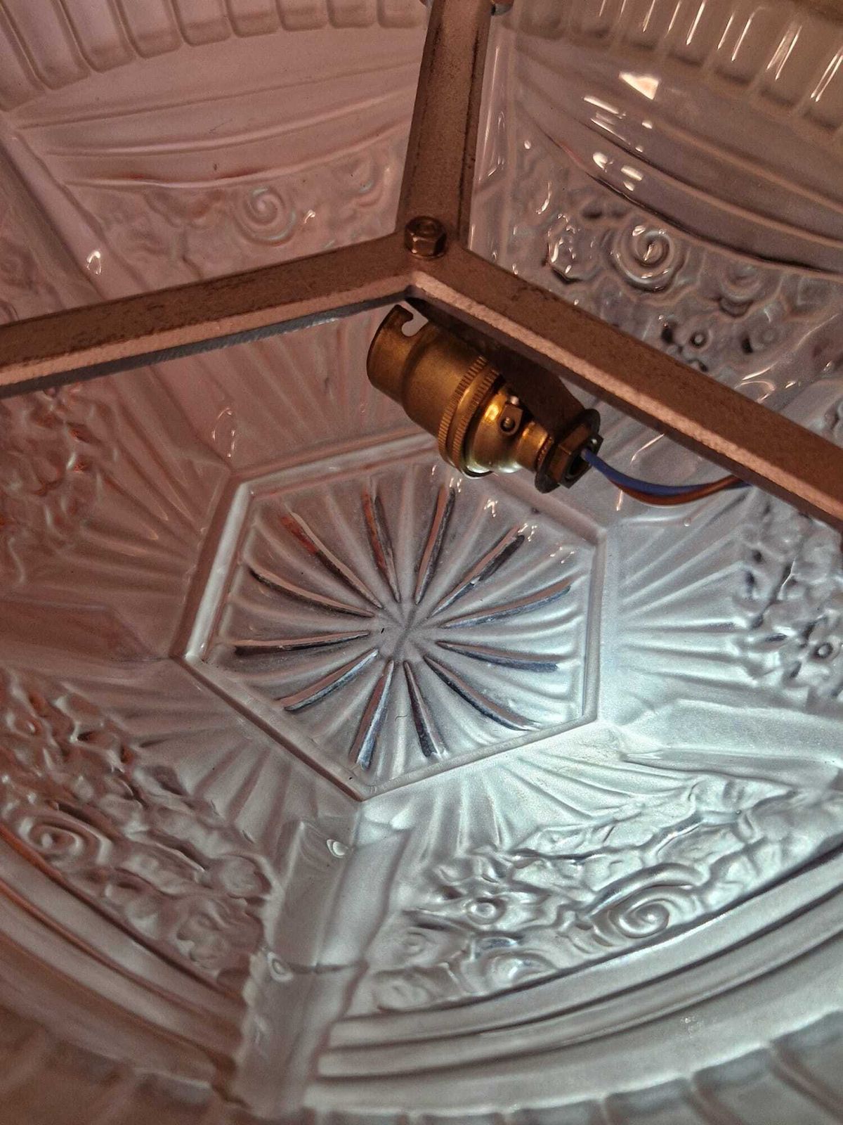 Art Deco Chandelier   Muller Frères. French 1930s photo 425.0
