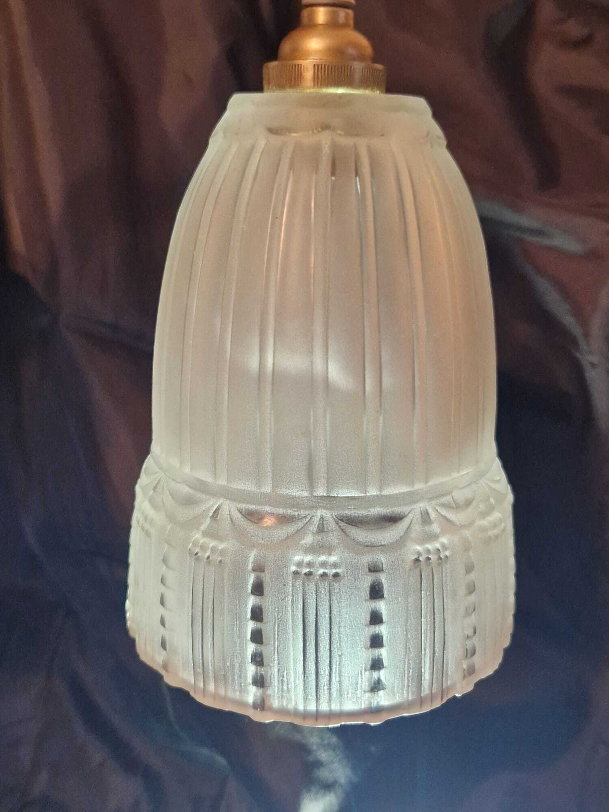 photo furniture Art Deco Chandelier   Muller Frères. French 1930s