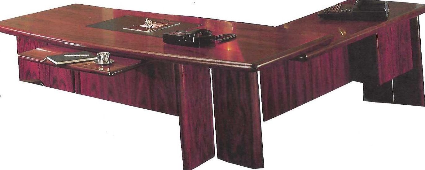 Danish L Shape Executive Desk In Rosewood By Dyrlund