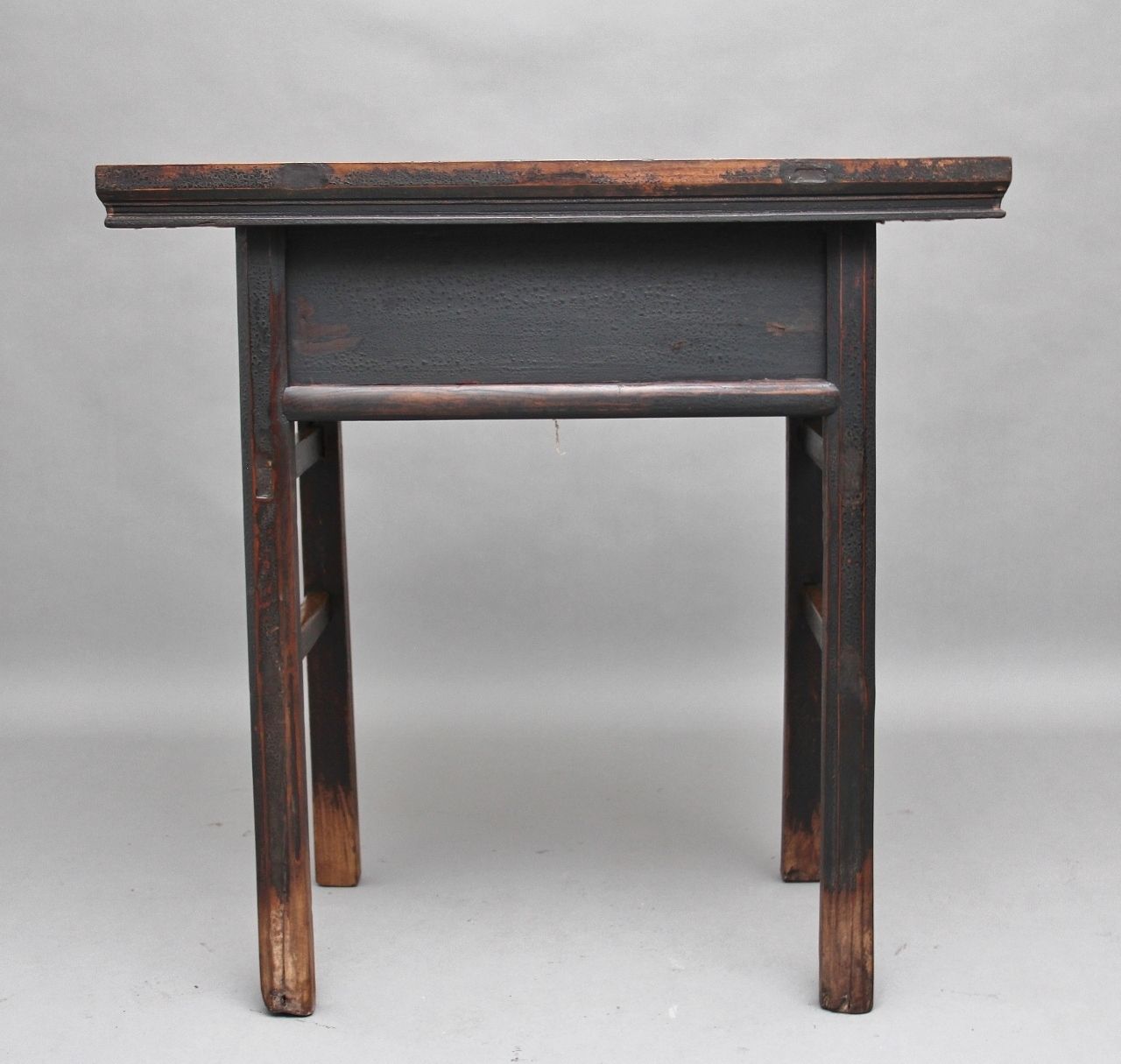 19th Century Chinese Elm Side Table photo 1450.0