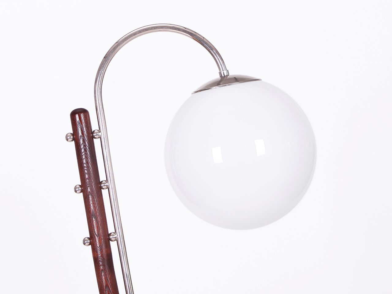 Restored Art Deco Rare Floor Lamp By Jindřich Halabala, 1930s photo furniture