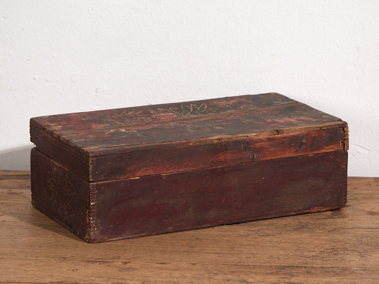 Antique Chinese Box With Decoration Of Pomegranates And Flowers (C.1900) #7 photo buy