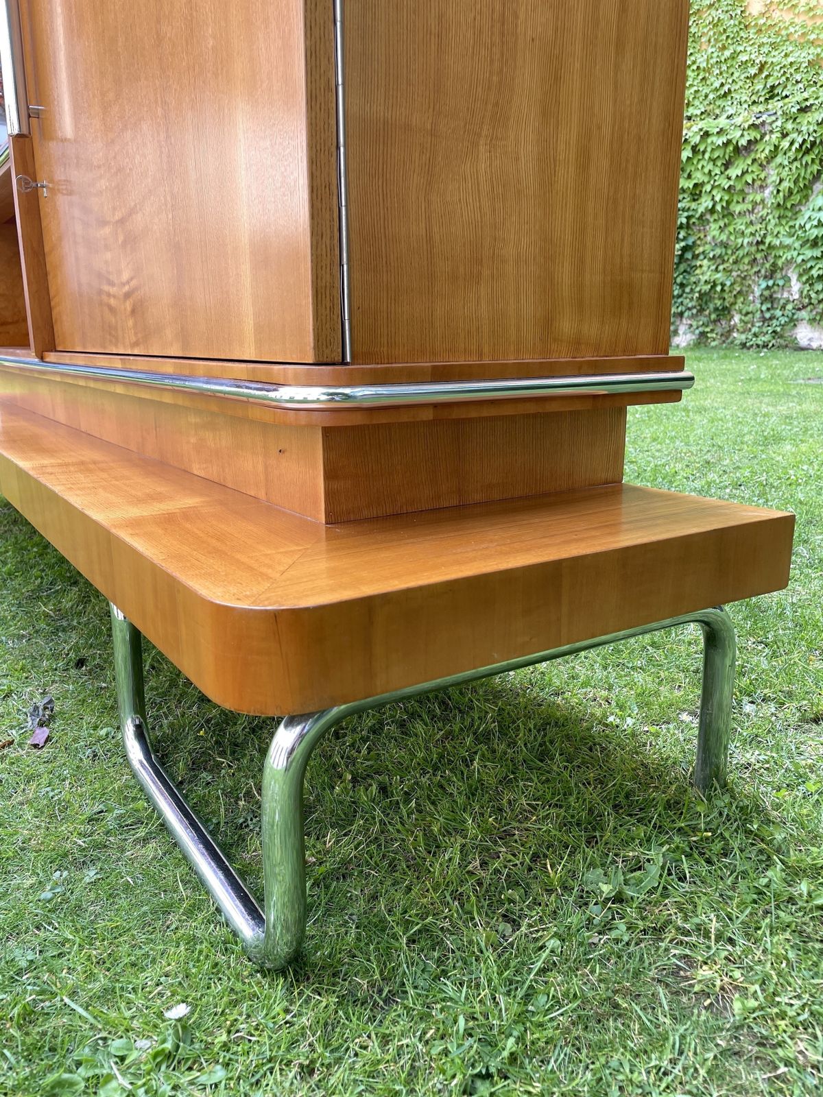 Mücke Melder Highboard Vitrine Iconic Functionalism From 1930s Czechoslovakia photo for sale