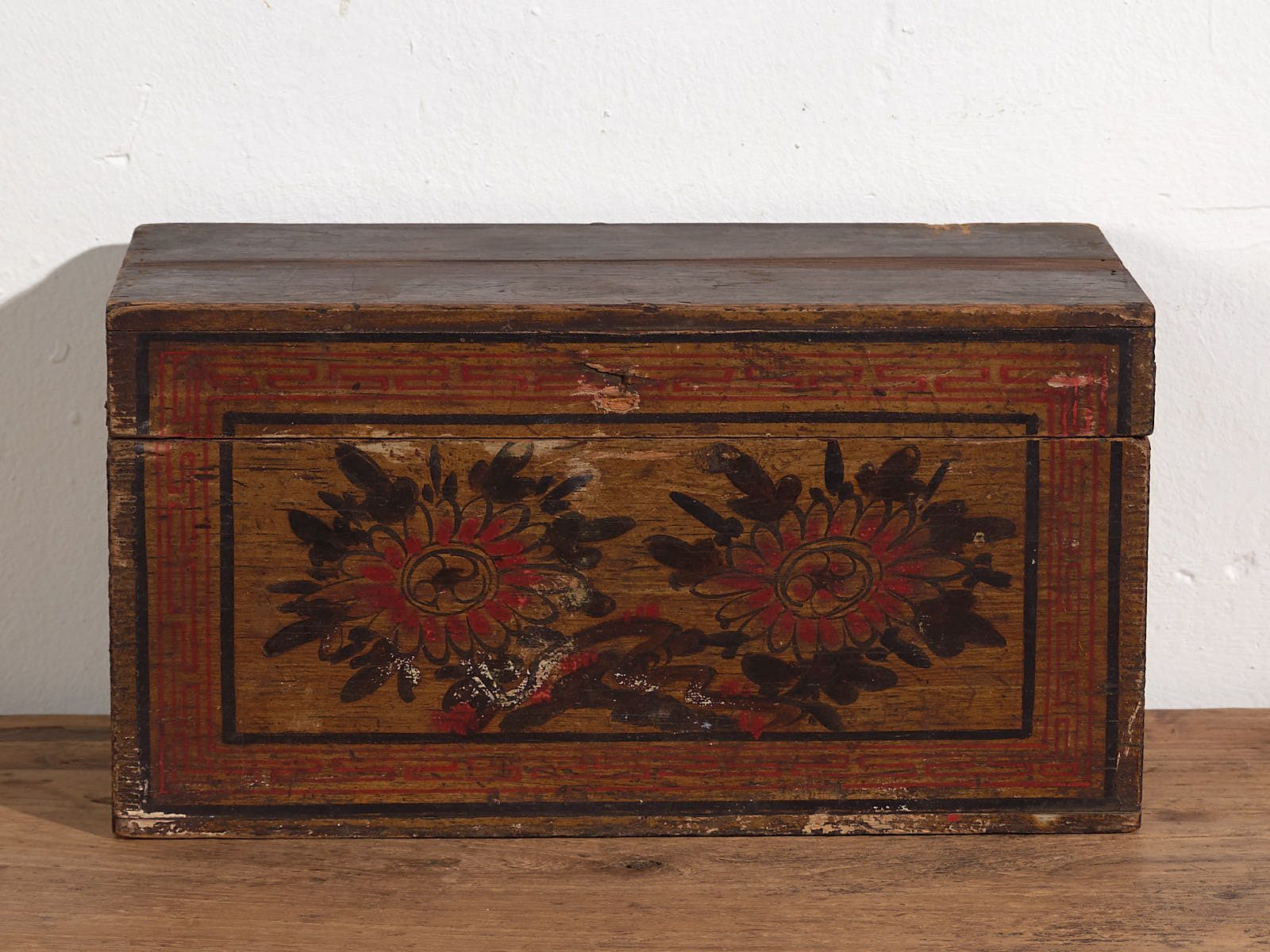 Antique Oriental Box (C.1900) #41 photo Furniture