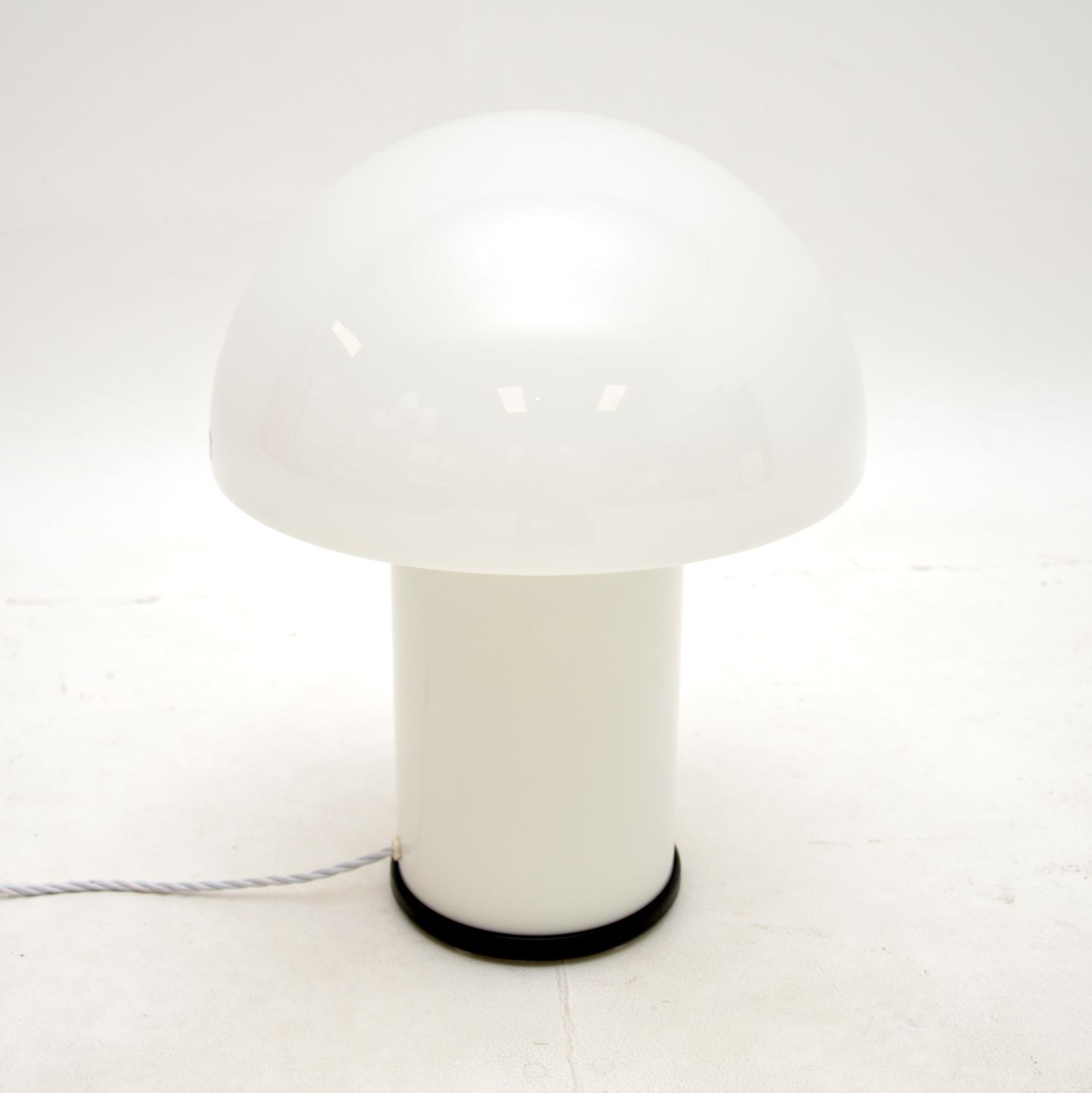 Vintage Italian Murano Glass Mushroom Lamp By Peil And Putzler photo furniture