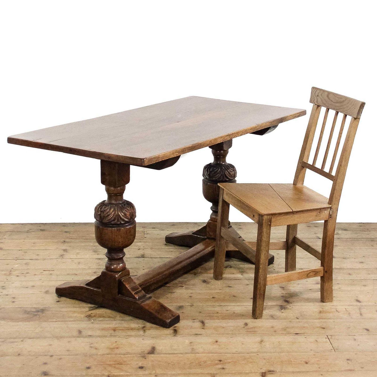 Antique 17th Century Style Oak Refectory Table | Vintage Table | Kitchen Table | Dining Table | Oak Tables photo 895.0