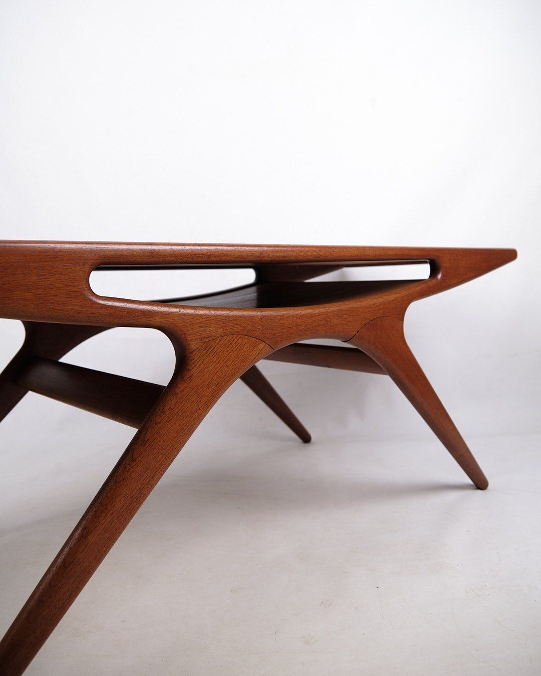 Coffee Table   Model "Smilet"   Teak   Johannes Andersen   Cfc Silkeborg   1960s photo 4685.0