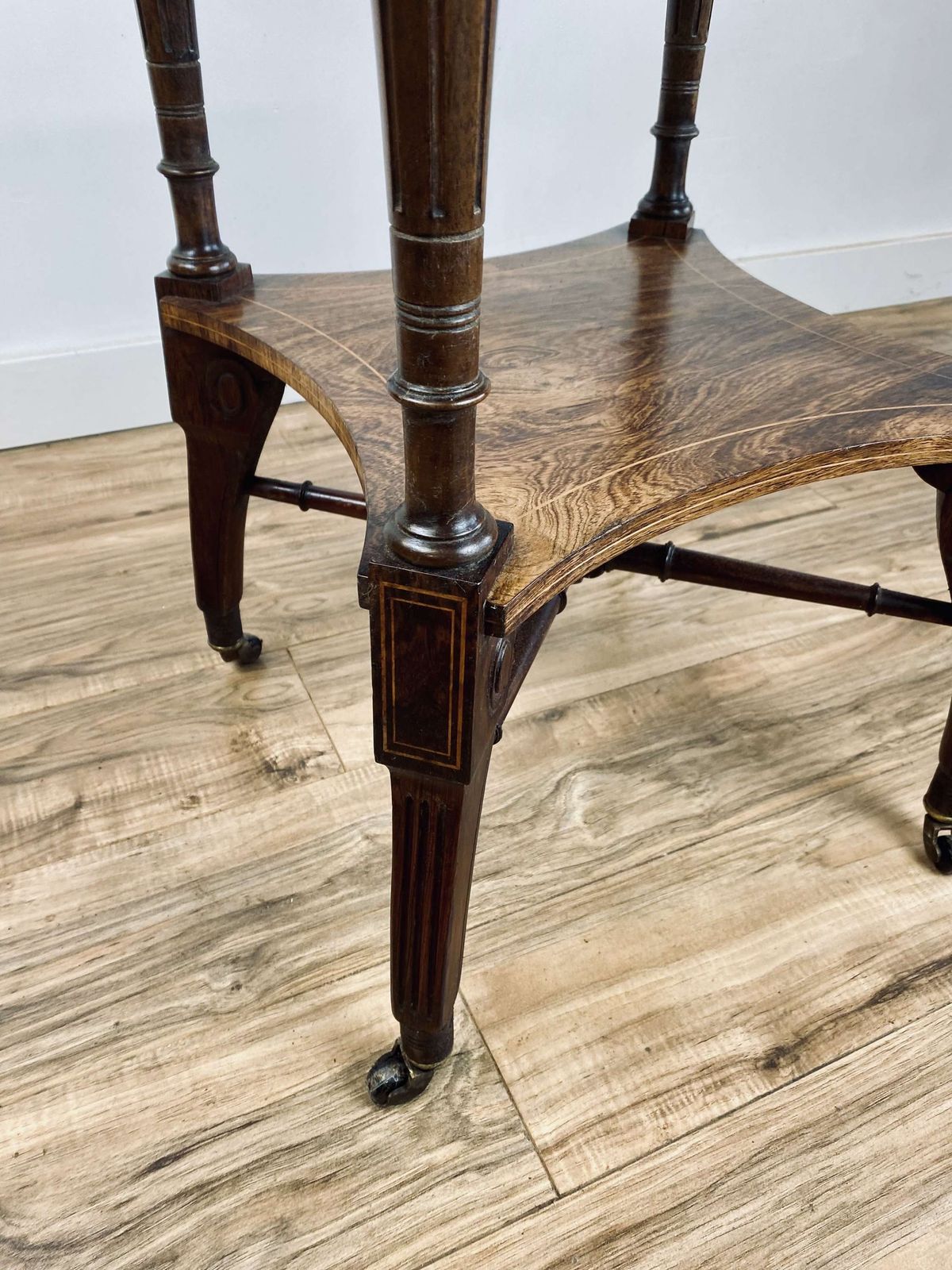 photo for sale Aesthetic Movement Inlaid Rosewood Occasional Table.
