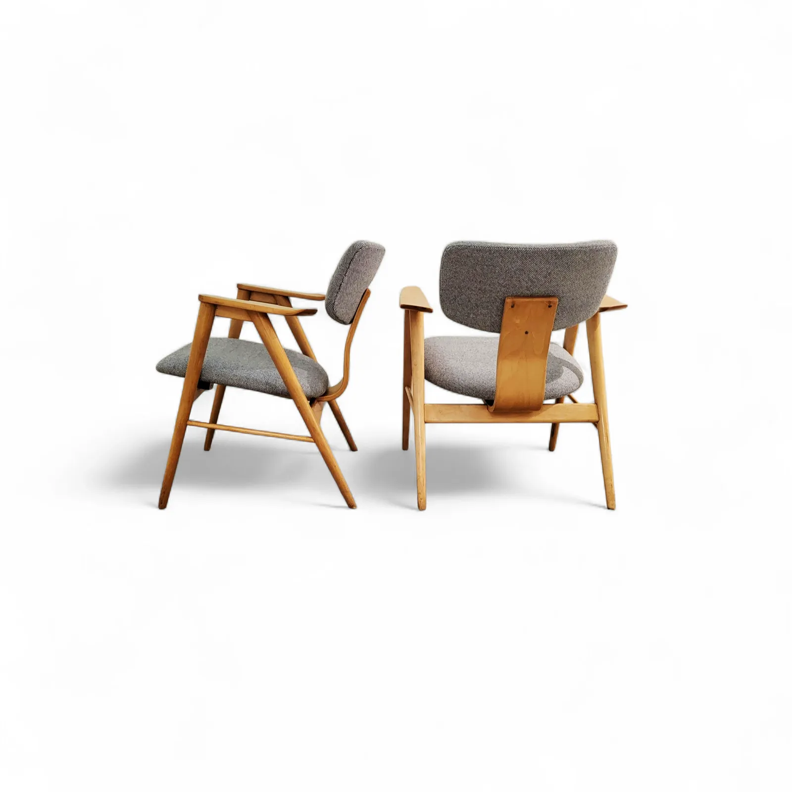 Mid Century Modern Lounge Chair Fb14 By Cees Braakman For Pastoe 1955, Set Of 2 photo furniture