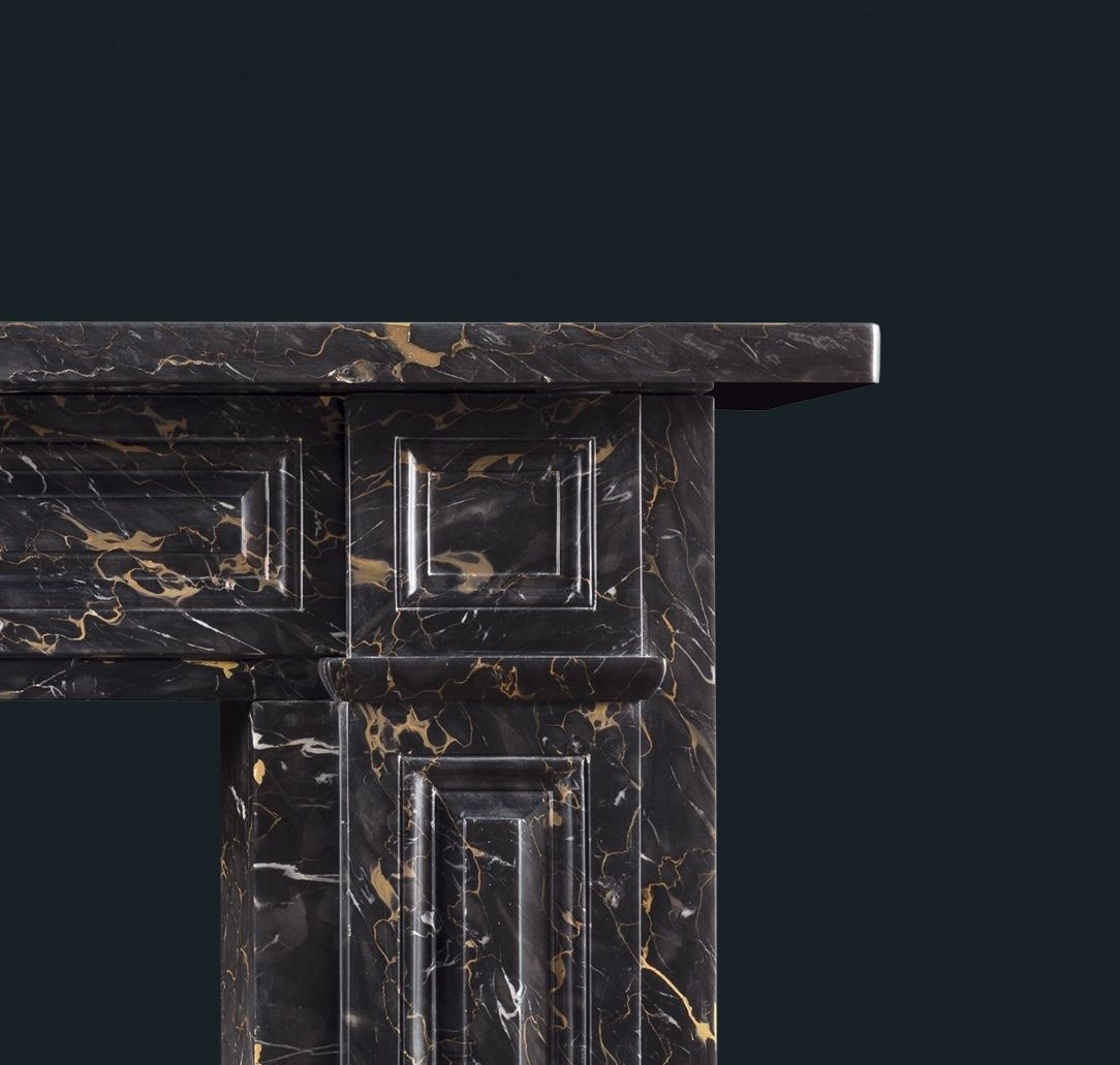 Regency Portoro Marble Fireplace Surround photo vinterior