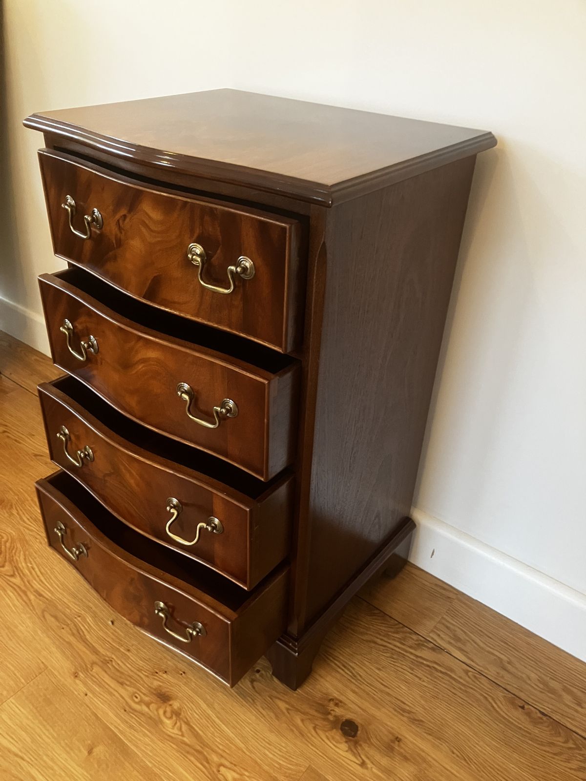 A Set Of Antique Bow Fronted Drawers photo furniture