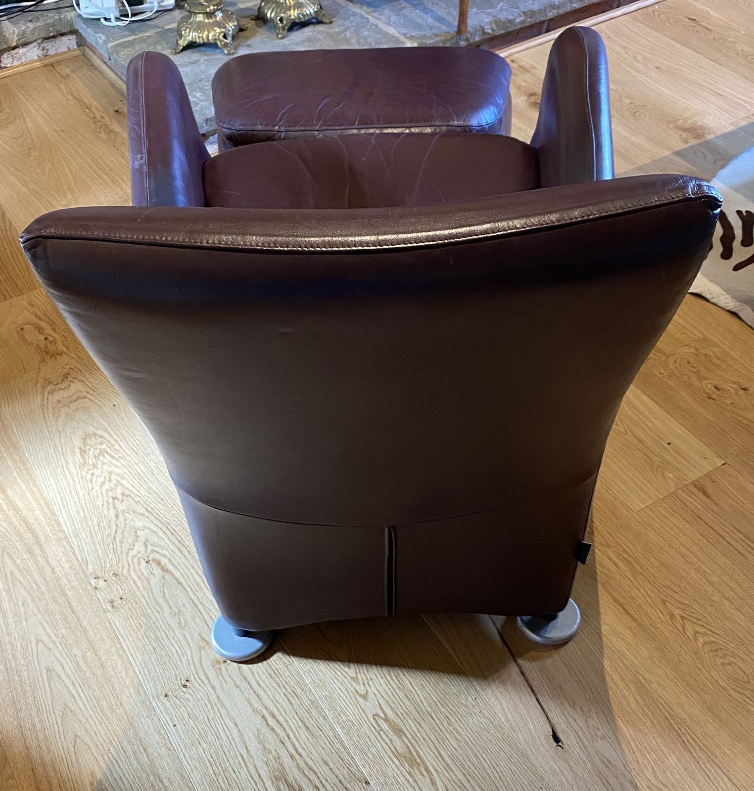 Vintage Loge Lounge Chair In Leather By Gerard Van Den Berg For Montis photo furniture