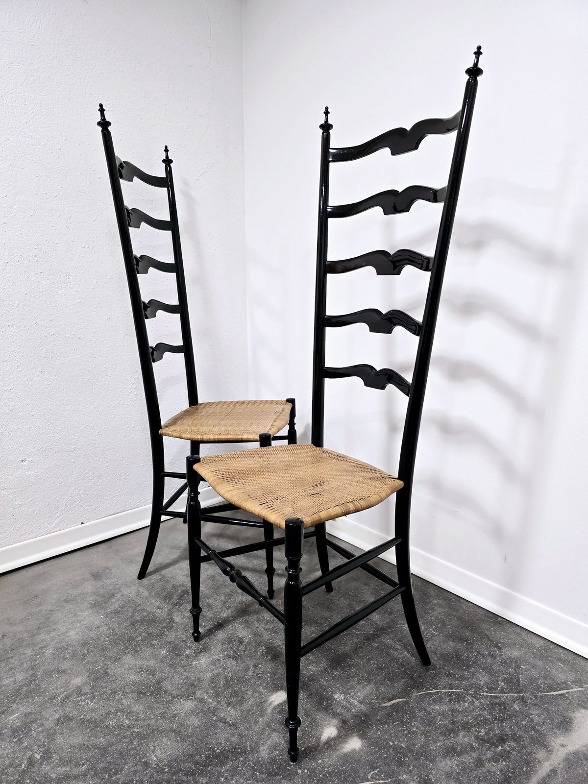 750.0 Paolo Buffa Ladder Chair For Chiavari, Italy 1950s 1 Of 2 photo