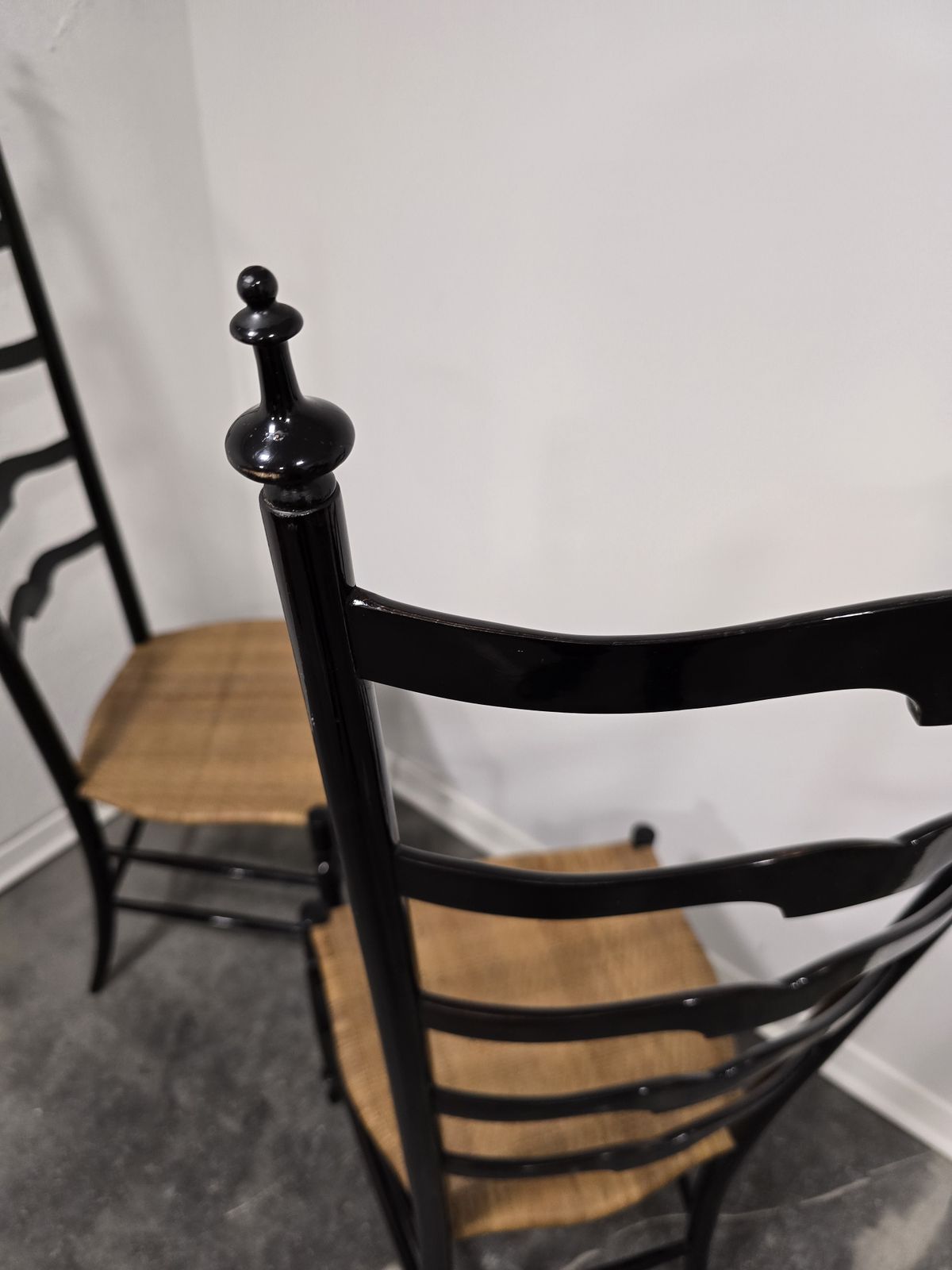 photo vinterior Paolo Buffa Ladder Chair For Chiavari, Italy 1950s 1 Of 2