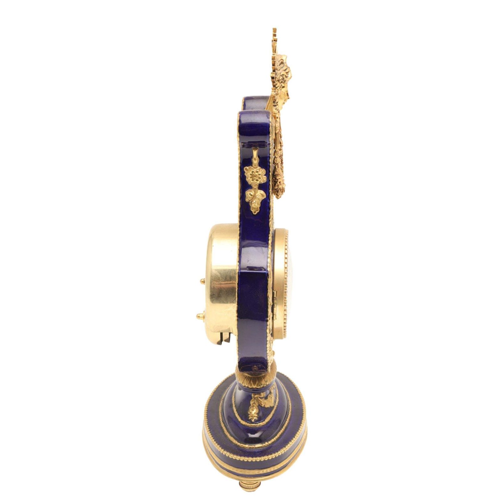 photo furniture V&A Marie Antoinette Mantel Clock Sèvres Style Porcelain Gilt Bronze Decoration