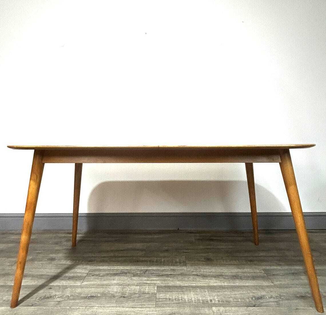 Fabulous Mid Century 1950's Extending Dining Table Heals For Jason Chairs Scarce photo Furniture
