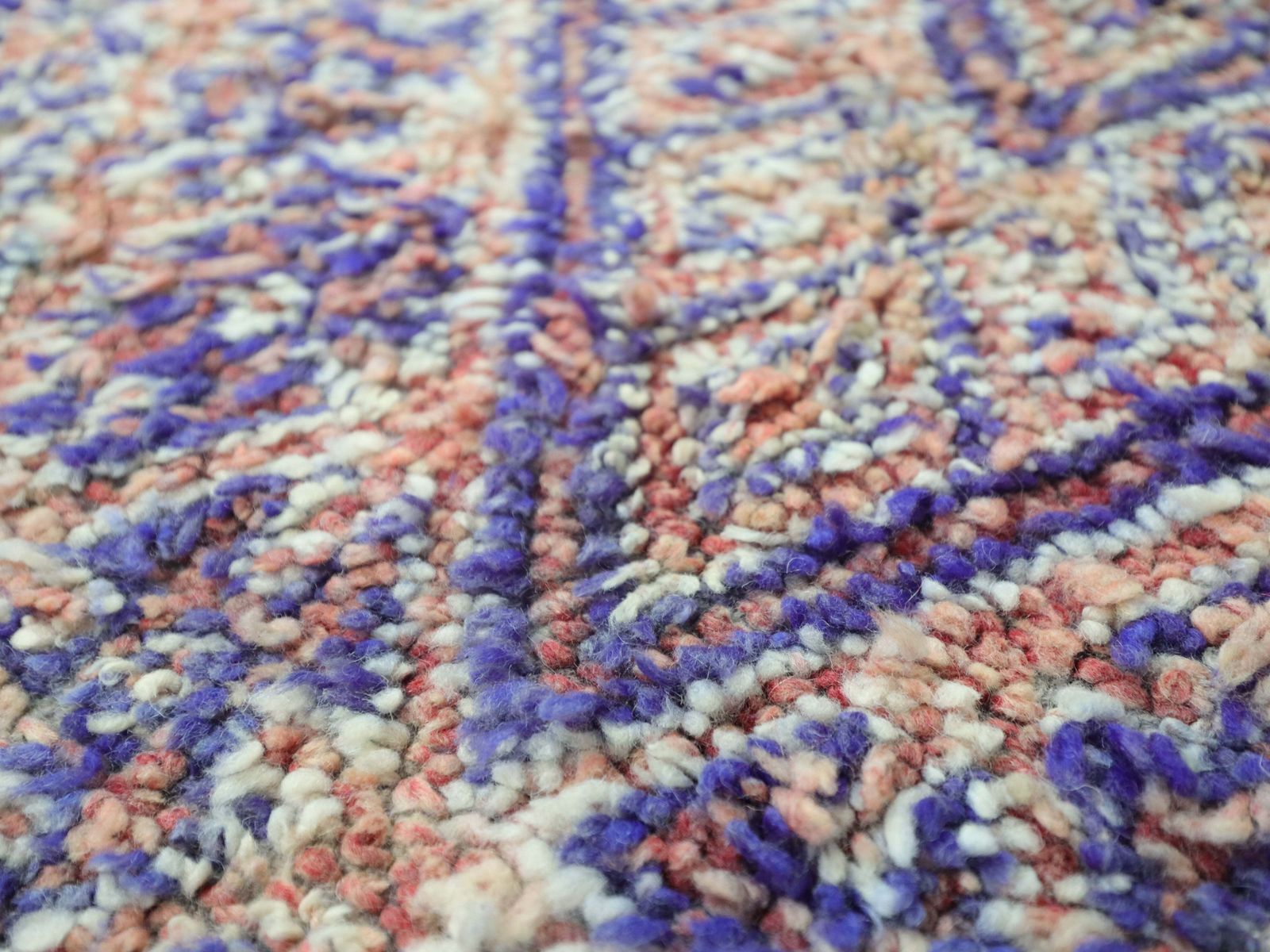 Businat Vintage Moroccan Rug 6'8" X 13'1" photo vintage
