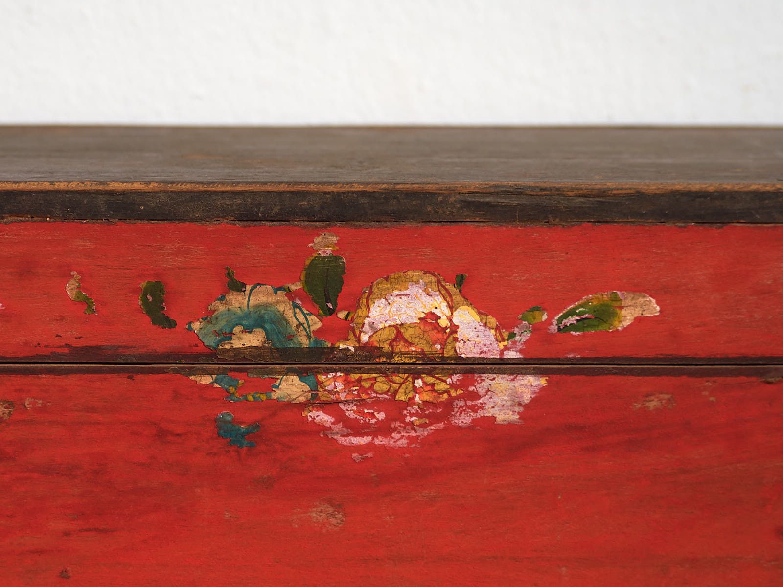 Antique Oriental Red Case (C.1900) #33 photo 316.0