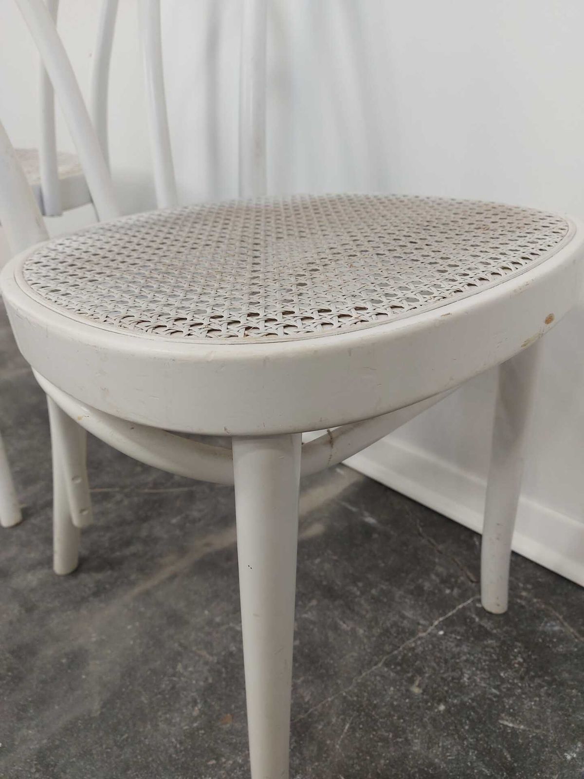 photo vintage 1 Of 9, Dining Chair, Bentwood Cane, No. 18, 1970s
