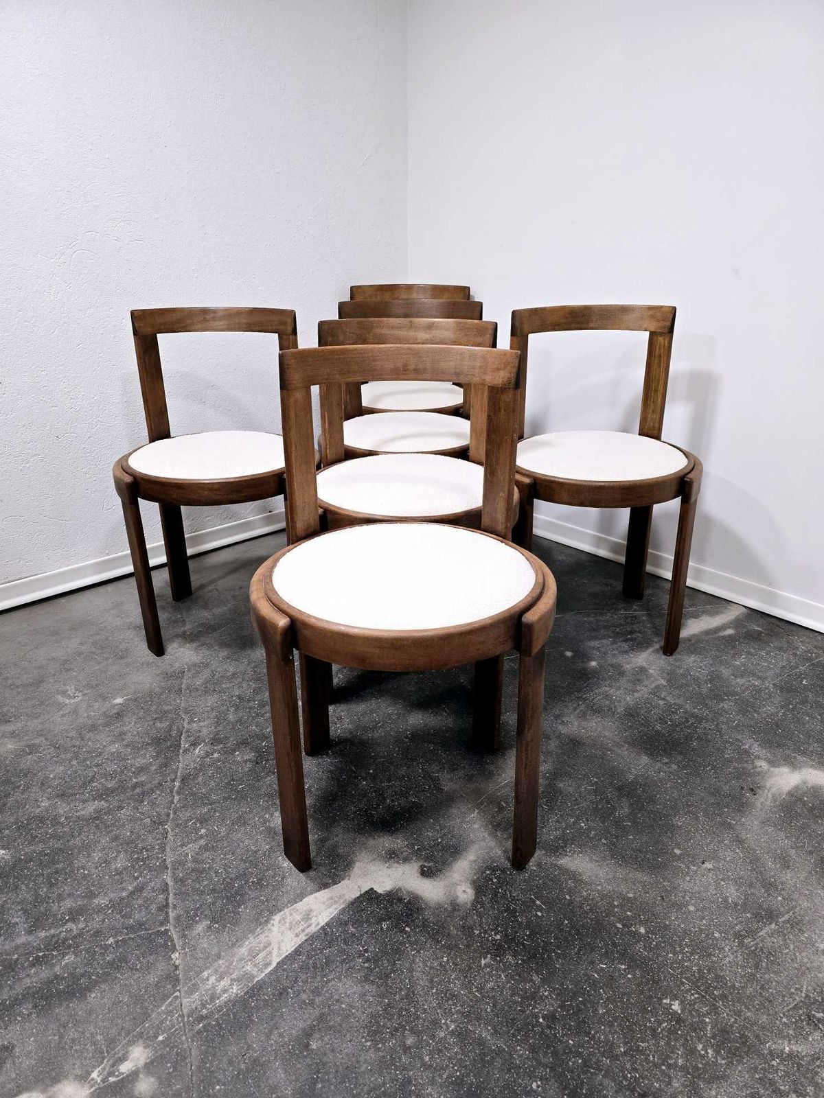 Furniture Bentwood Dining Chairs 1960s, Set Of 6 photo