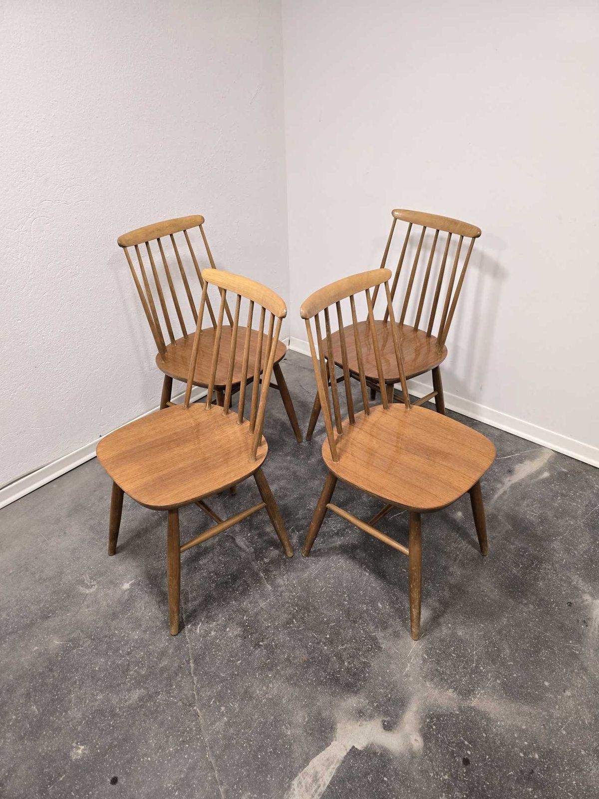 Dining Chairs By Ilmari Tapivaara 1970s Set Of 4