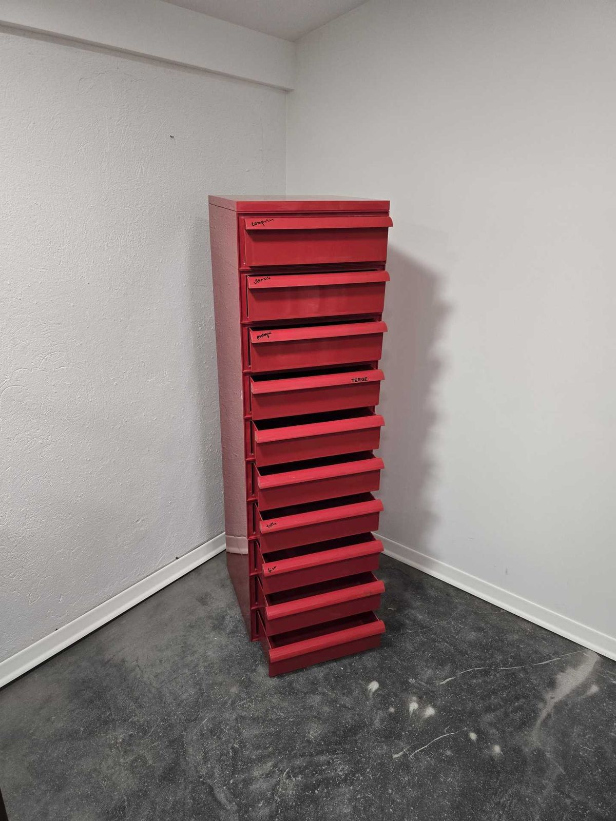 Kartell Drawers By Simon Fussell 1970s photo vintage
