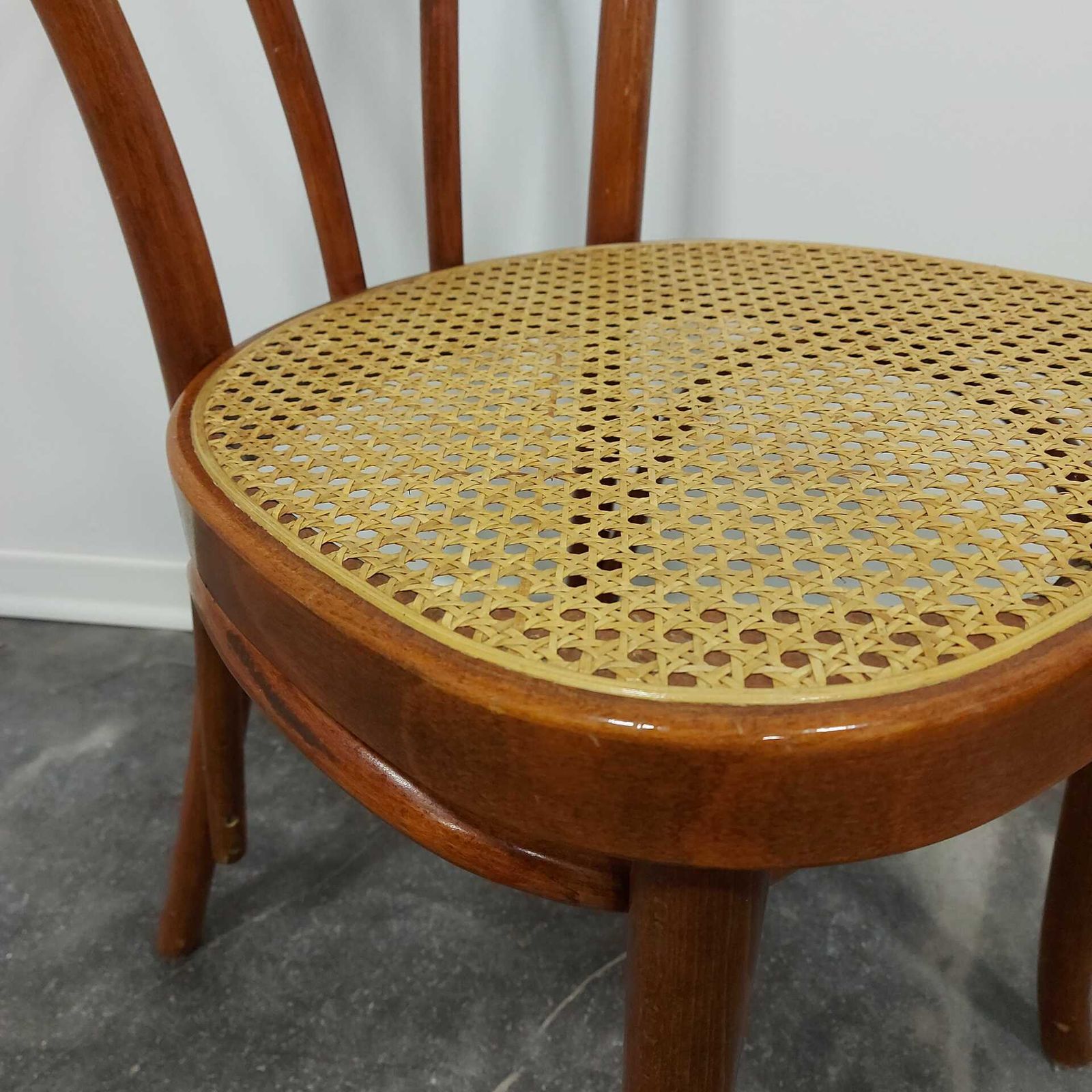 Dining Chair, Bentwood Cane, No. 18, 1980s 1 Of 7 photo Furniture